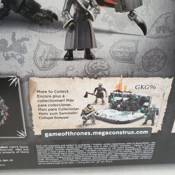 New Mega Construx GAME OF THRONES Daenerys & Drogon HBO Series 735 pcs Building - Picture 13 of 15